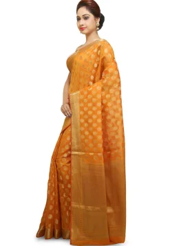 Banarasi Saree in Mustard
