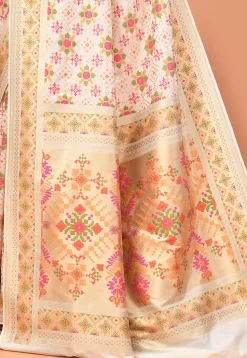 Banarasi Saree in Off White