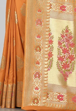 Banarasi Saree in Orange