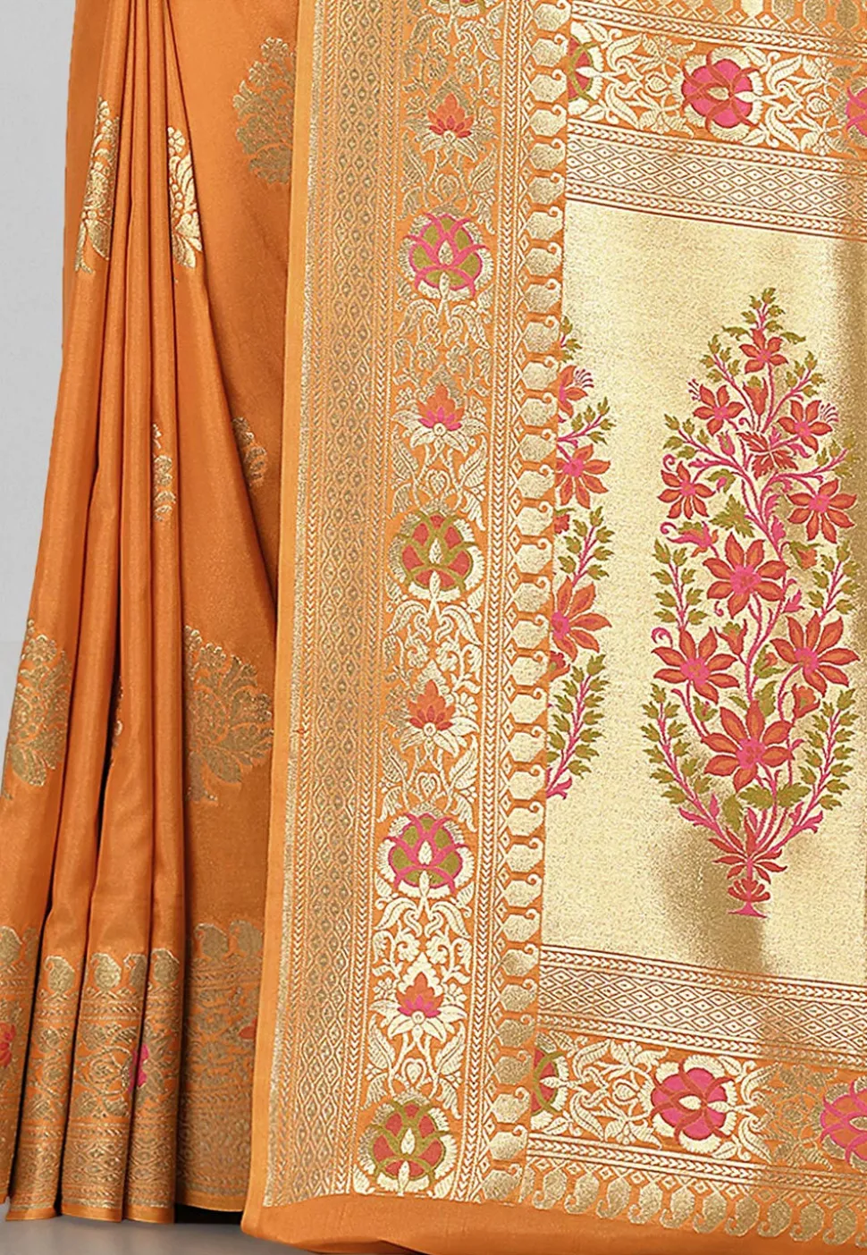 Banarasi Saree in Orange