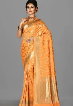 Banarasi Saree in Orange