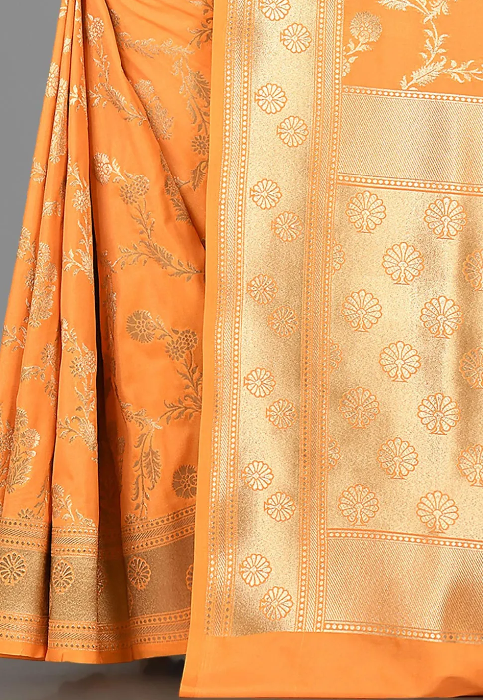 Banarasi Saree in Orange