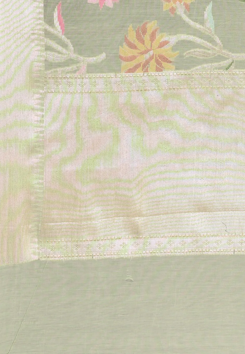 Banarasi Saree in Pastel Green