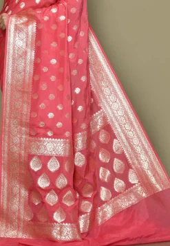 Banarasi Saree in Peach