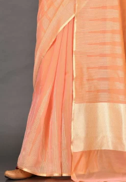 Banarasi Saree in Peach