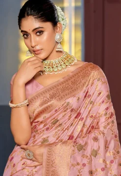 Banarasi Saree in Pink