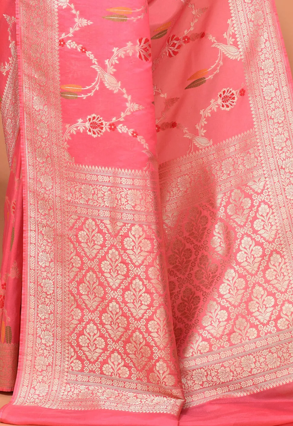 Banarasi Saree in Pink