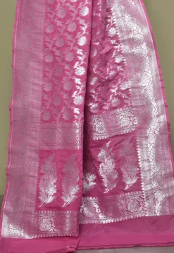 Banarasi Saree in Pink