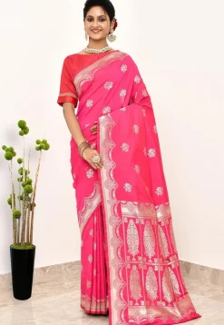 Banarasi Saree in Pink