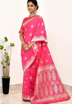 Banarasi Saree in Pink
