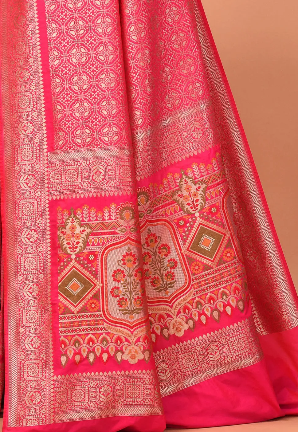 Banarasi Saree in Pink