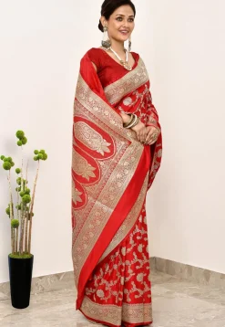 Banarasi Saree in Red