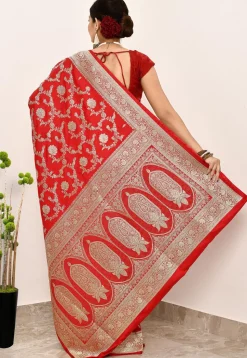 Banarasi Saree in Red