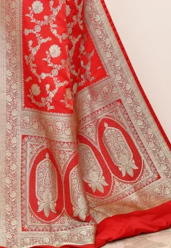 Banarasi Saree in Red