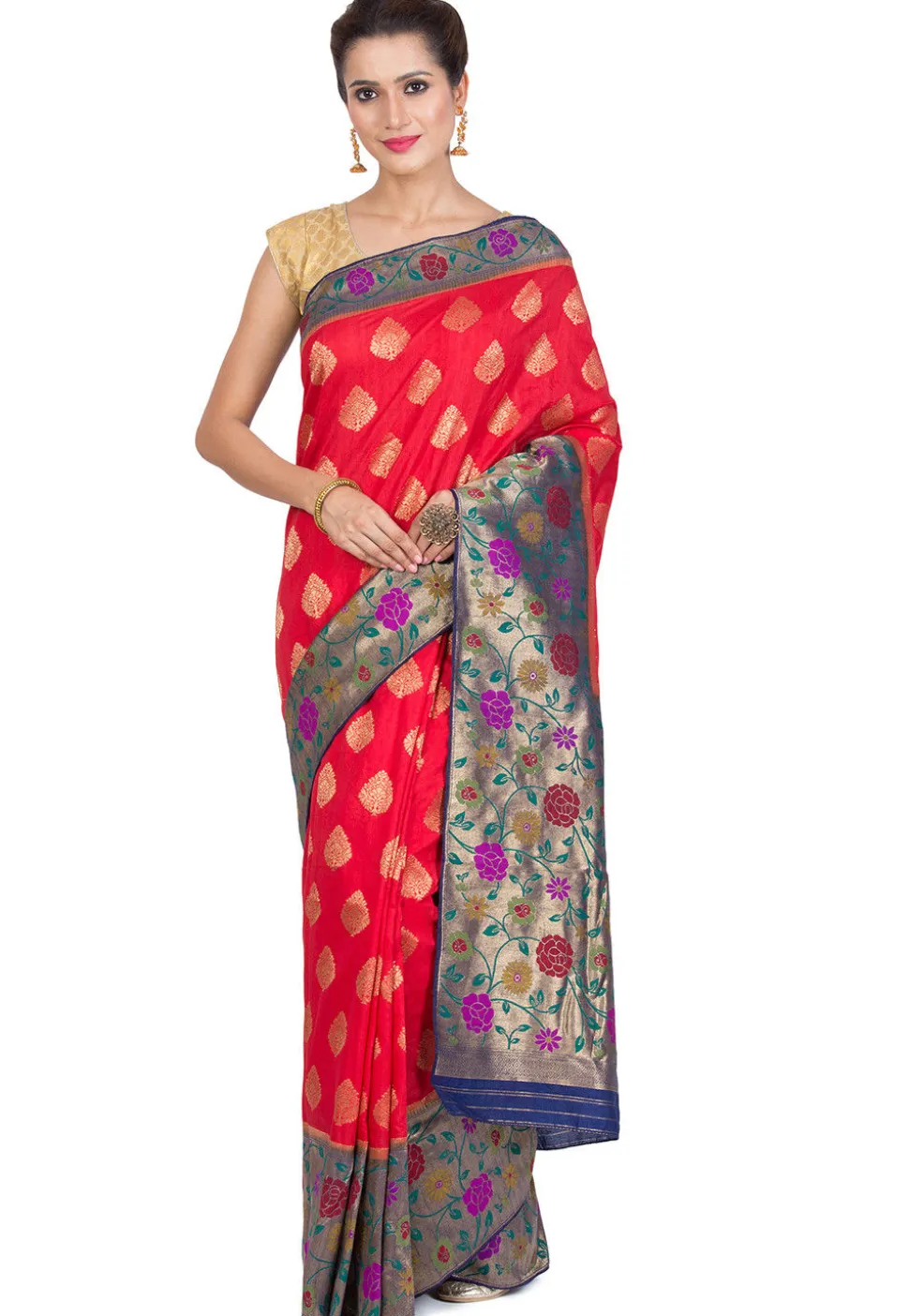 Banarasi Saree in Red