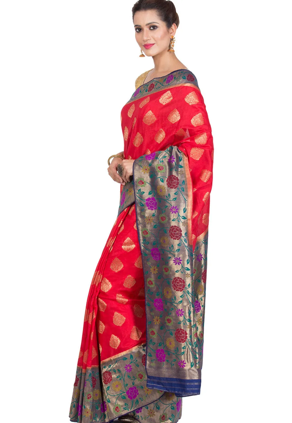 Banarasi Saree in Red