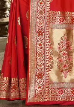 Banarasi Saree in Red