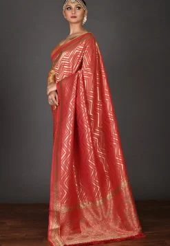 Banarasi Saree in Red