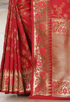 Banarasi Saree in Red