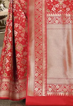 Banarasi Saree in Red
