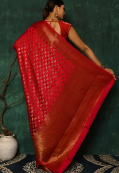 Banarasi Saree in Red