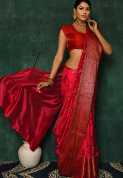 Banarasi Saree in Red