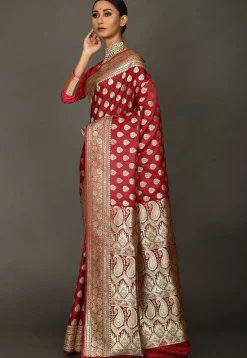 Banarasi Saree in Red