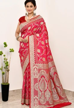 Banarasi Saree in Red