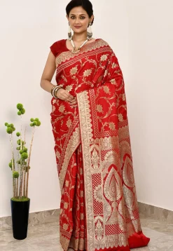 Banarasi Saree in Red
