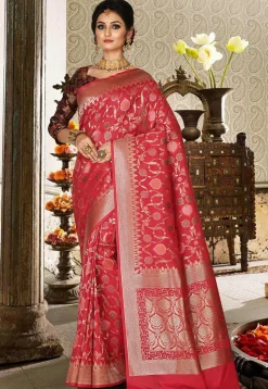 Banarasi Saree in Red