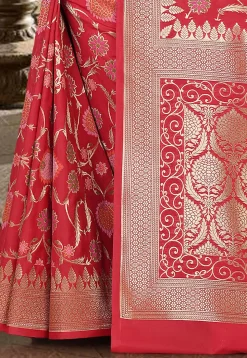 Banarasi Saree in Red