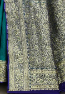 Banarasi Saree in Teal Blue
