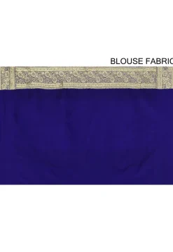 Banarasi Saree in Teal Blue