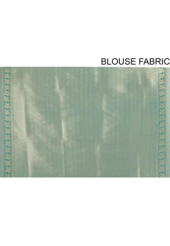 Banarasi Saree in Teal Green