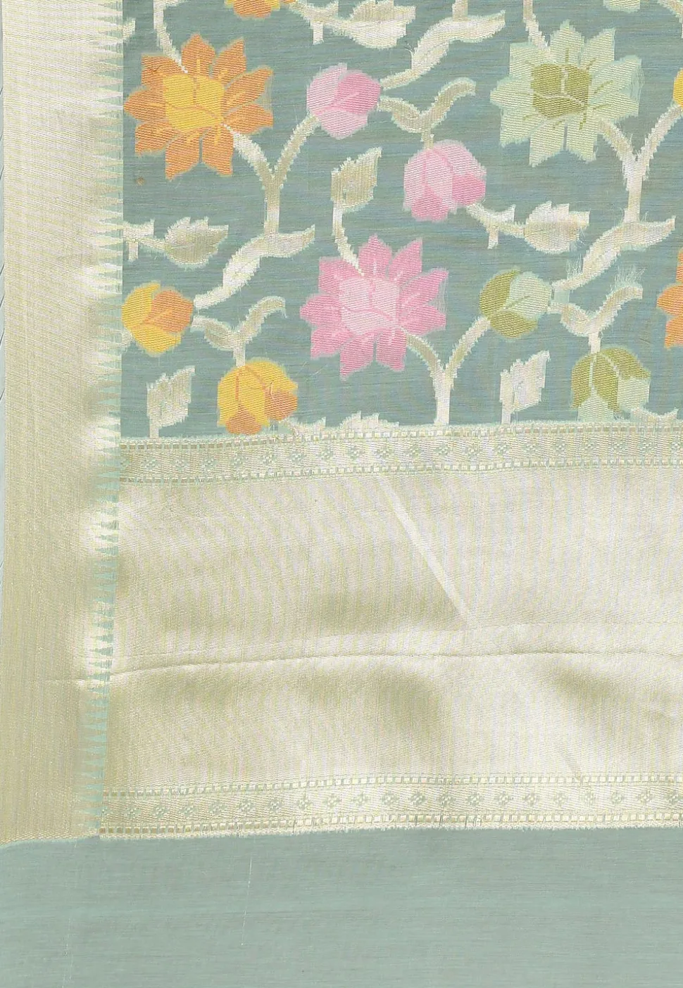 Banarasi Saree in Turquoise