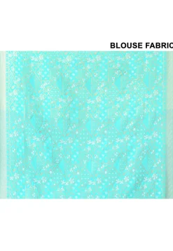 Banarasi Saree in Turquoise