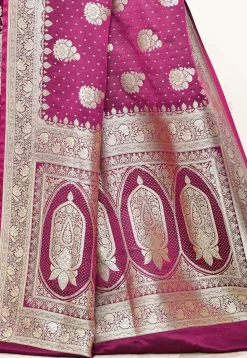 Banarasi Saree in Wine