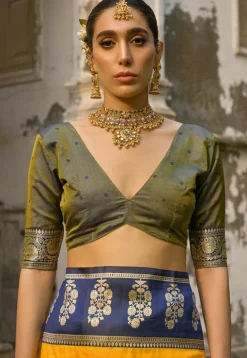 Banarasi Saree in Yellow