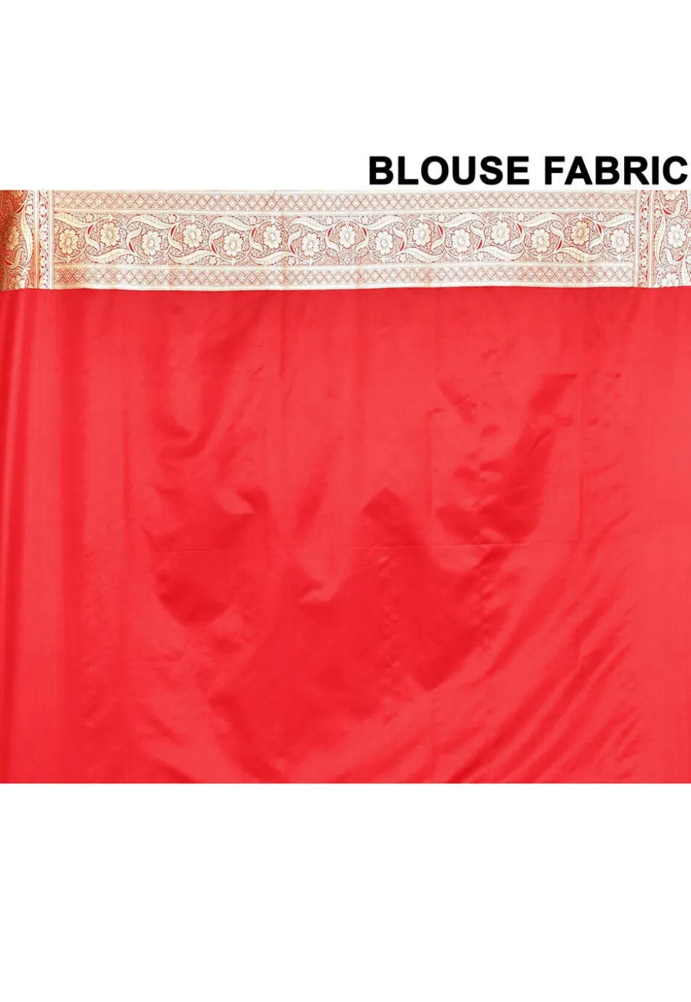 Banarasi Satin Silk Saree in Red