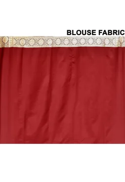 Banarasi Satin Silk Saree in Maroon
