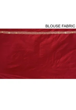 Banarasi Silk Handloom Saree in Maroon
