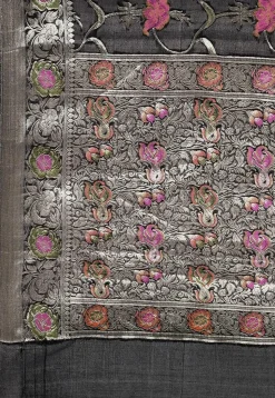 Banarasi Silk Saree in Black
