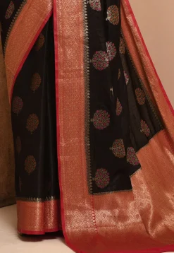 Banarasi Silk Saree in Black