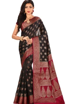 Banarasi Silk Saree in Black