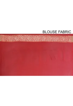 Banarasi Silk Saree in Dark Green