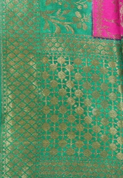 Banarasi Silk Saree in Fuchsia