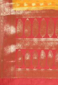 Banarasi Silk Saree in Mustard