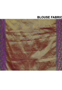 Banarasi Silk Saree in Navy Blue