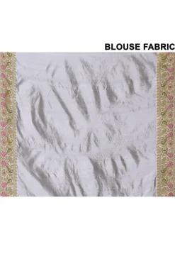 Banarasi Silk Saree in Off White