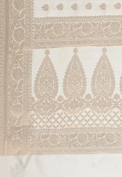 Banarasi Silk Saree in Off White